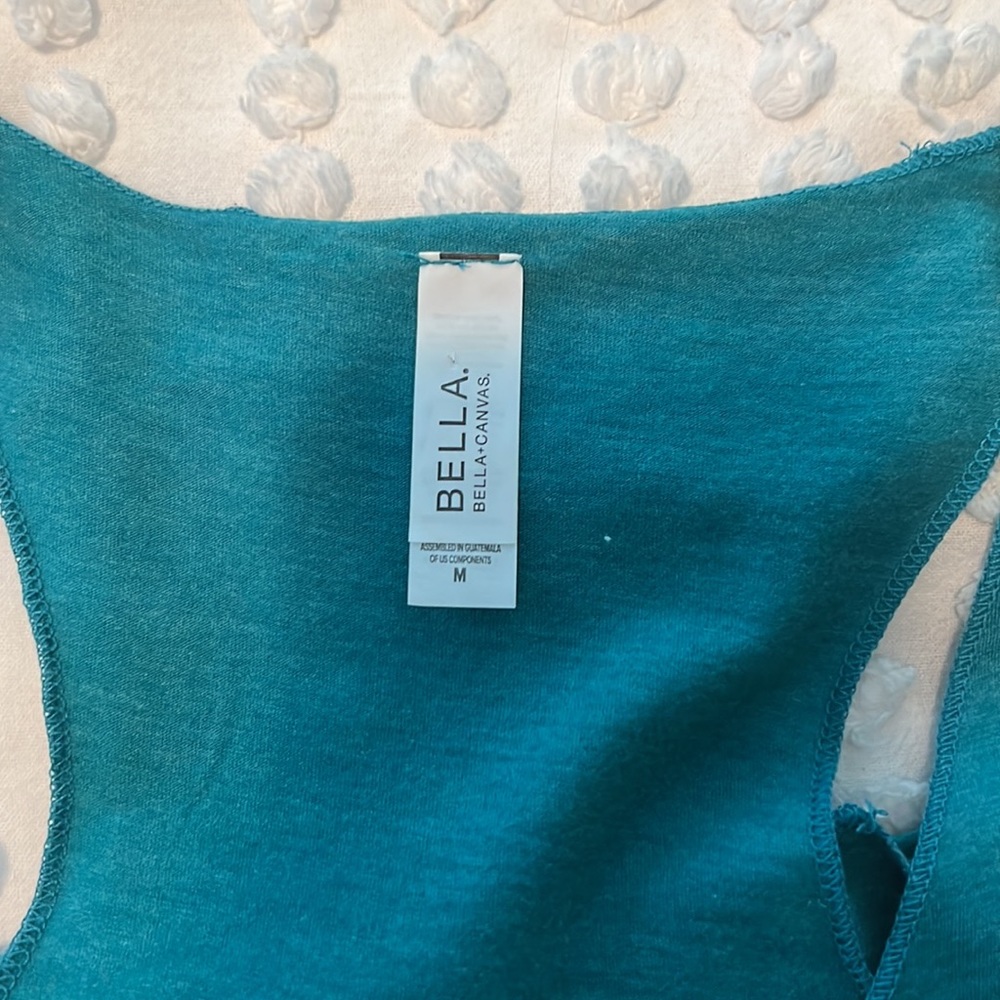 NWOT Womens' Bella Canvas Blue Tennessee Tank Size Medium - Picture 4 of 5